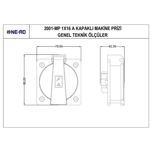 Nead 1*16A Makina Prizi