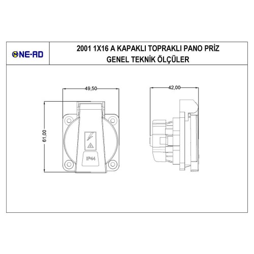 Nead 1*16A Pano Prizi