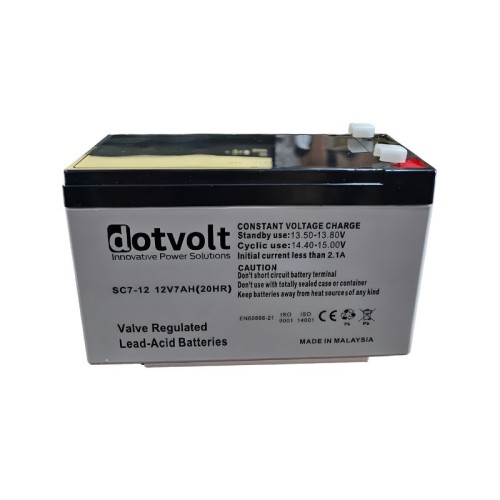 Dotvolt 12V 7 Ah Akü