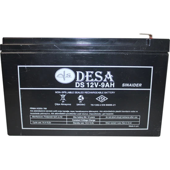 DESA - 12V 9 AH Akü
