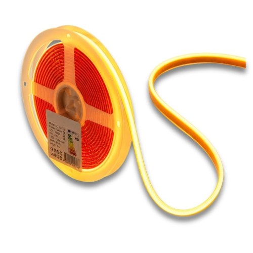 Fujiled 12V COB Şerit Led Amber 288 Ledli