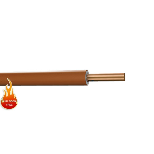 ÖZNUR - Öznur 1,5 mm 07Z1-U Halogen Free NYA Kablo Kahverengi (1 metre)