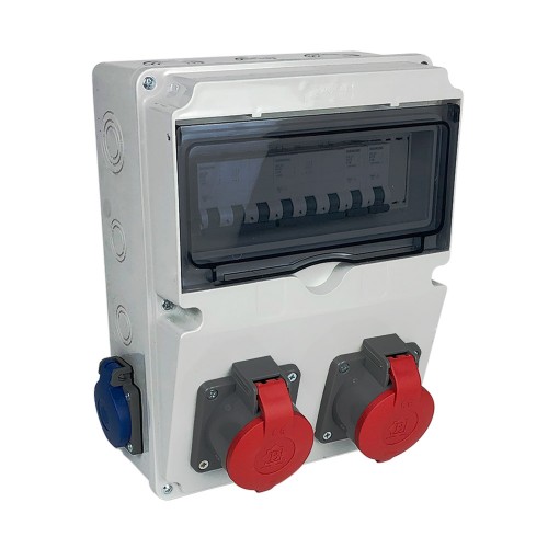 Zeybek 2 Ad Trifaze 2 Ad Monofaze Kombinasyon Kutusu Montajlı (Flash)