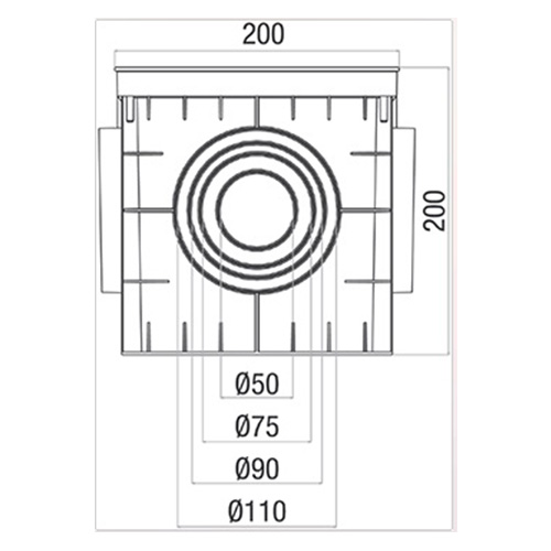 Zeybek 20*20 cm Menhol Yeraltı Buatı (Zeybek)