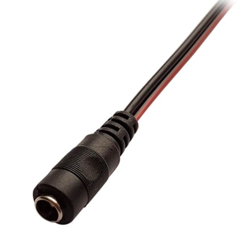 NOKTA - 2.1mm DC Dişi Jack Kablosu Kamera Power - 0,2 Mt Tekli 