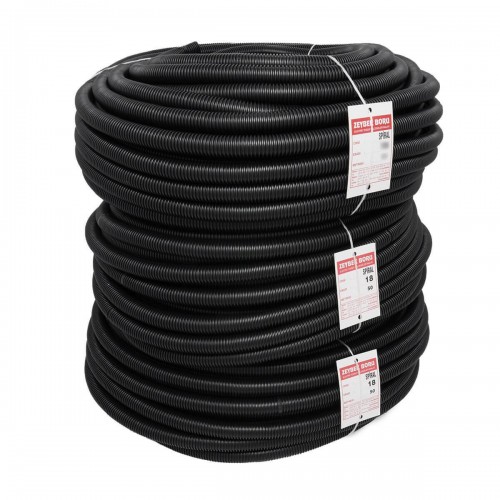 Zeybek 26 mm Spiral Boru Siyah (1 metre)