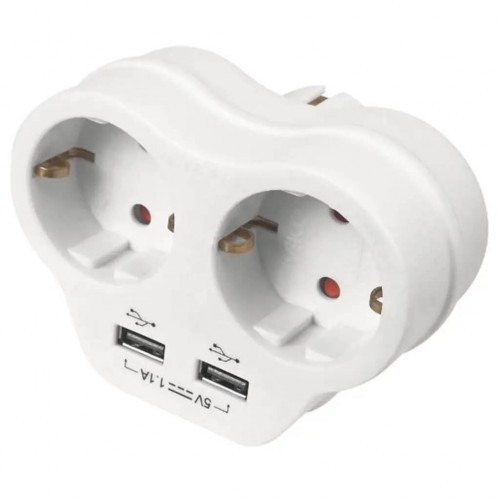 VIKO - Viko İkili Topraklı Ve USB Şarj Prizi 2A