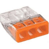 WAGO - Wago 3*2,5 mm Geçmeli Buat Klemensi Saydam/Trc