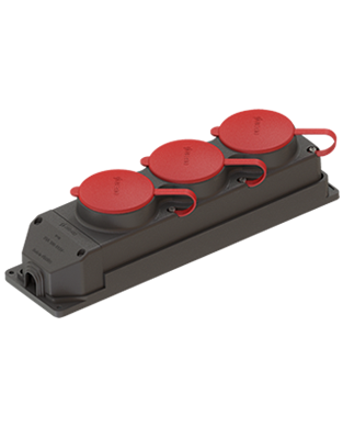 NEAD - Nead 3*25A Kauçuk 3 Lü Grup Priz