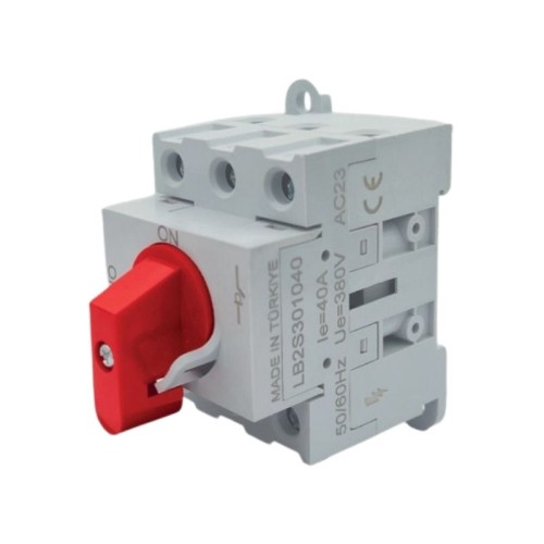 OPAS - Opaş 3*80A Raya Montaj Yük Ayırıcı Şalter