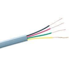 TEKTEL - Telteks 4 Lü Köken Kablo Gri (1 metre)