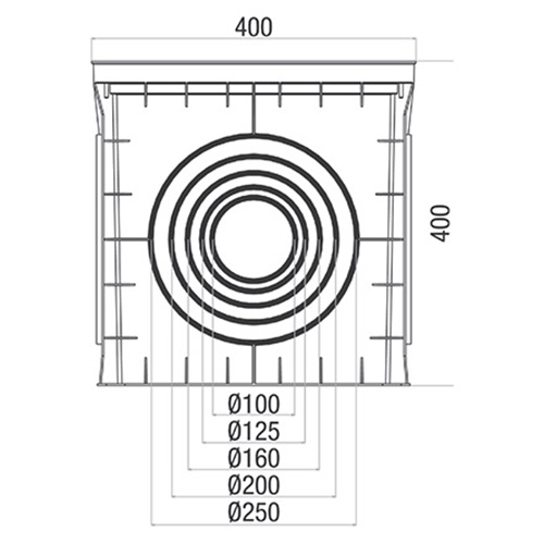 Zeybek 40*40 cm Menhol Yeraltı Buatı