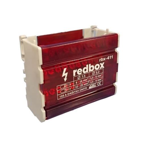 DİĞER - Redbox 4*125A Bara Dağıtıcı 11 Delikli