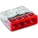 WAGO - Wago 4*2,5 mm Buat Klemensi Saydam/Kırmızı