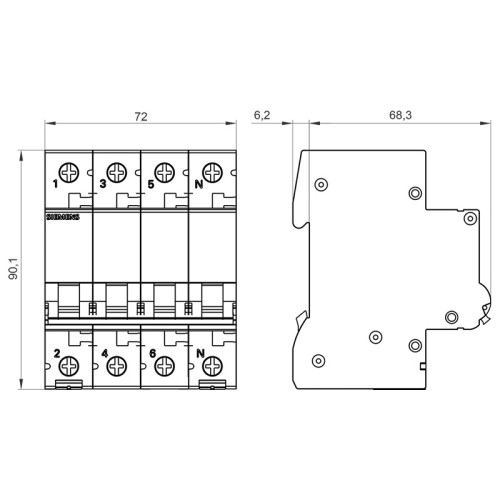 4*32 Nötr Kesmeli w Otomat (SIEMENS)