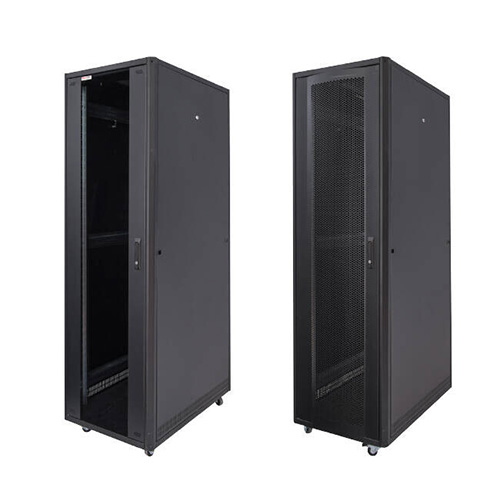 BESTRACK - 44U 600x800 mm Silver Line Dikili Tip Kabinet