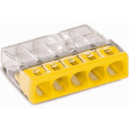 WAGO - Wago 5*2,5 mm Buat Klemensi Saydam/Sarı