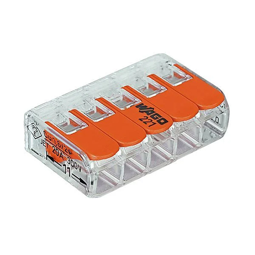 WAGO - Wago 5*4 mm Tırnaklı Çok Amaçlı Klemens