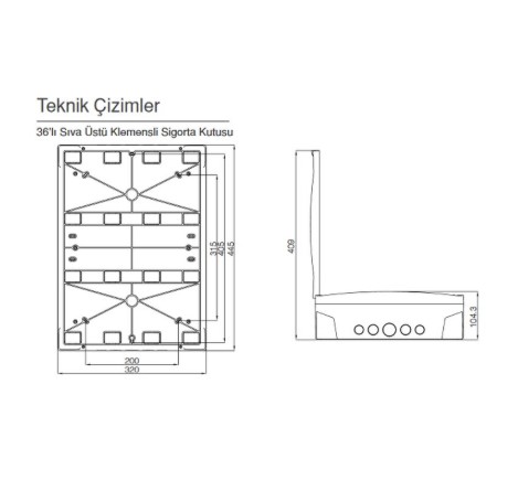 Makel 36 Li Sıva Üstü W Otomat Kutusu