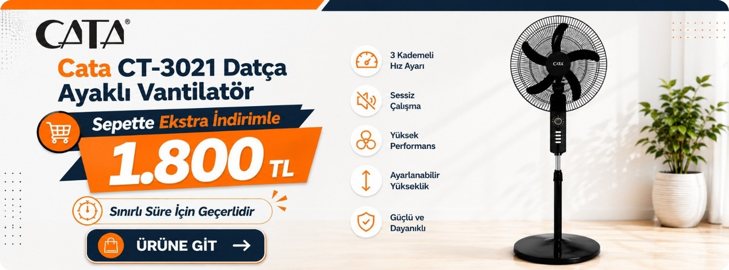 Cata Ct-3021 Datça Vantilatör Sepette Ekstra İndirim