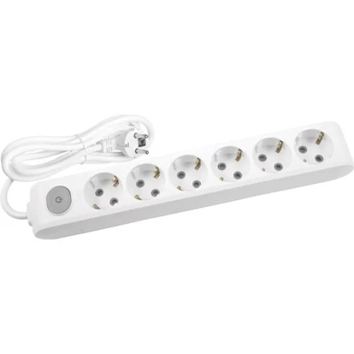 VIKO - VİKO Altılı Priz Anahtarlı Topraklı Çocuk Korumalı 5MT