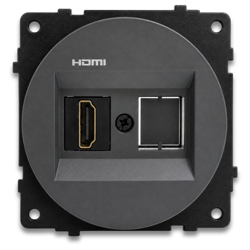 OVIVO - Ovivo WOG Antrasit HDMI Priz