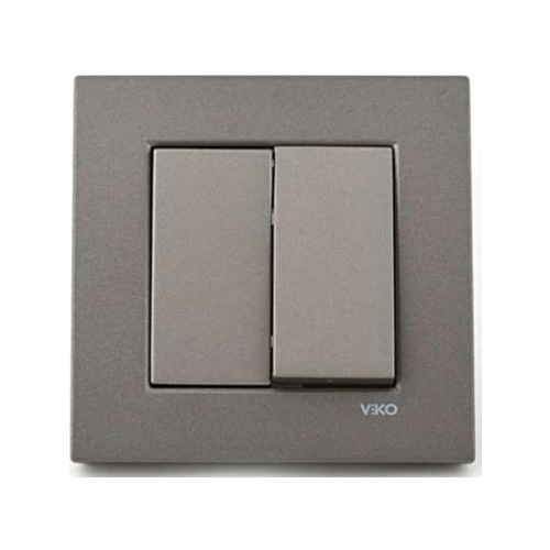 VIKO - Viko Novella Komitatör (İkili Anahtar) Antrasit - Çerçevesiz