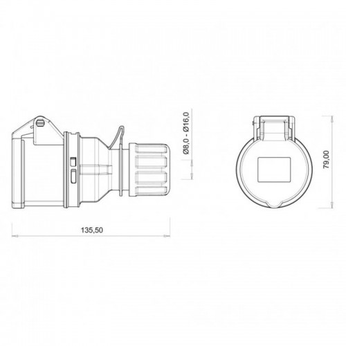 Bemis (Bc1-1504-2312) Cee Norm 4*16A Uzatma Priz