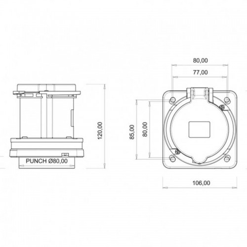 Bemis (Bc1-4504-2413) Cee Norm 4*63A Makine Prizi