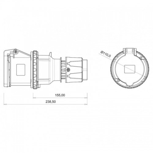 Bemis (Bc1-4505-2312) Cee Norm 5*63A Uzatma Priz