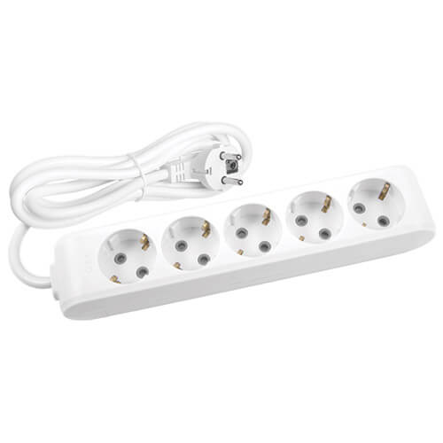 VIKO - Viko Multilet Beşli Topraklı Çocuk Korumalı Grup Priz 5 Mt Uzatma Kablosu