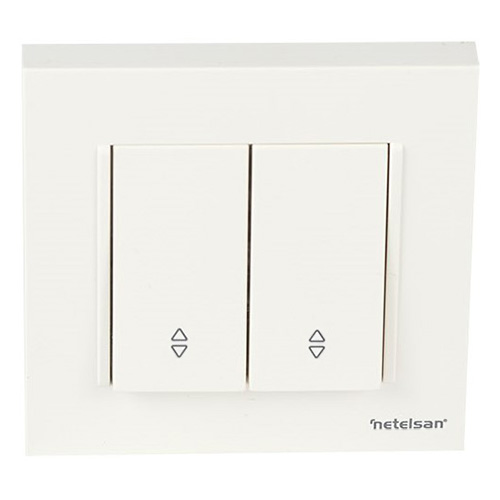 NETELSAN - Netelsan Byobu Beyaz Komütatör Vavien Beyaz - ÇERÇEVESİZ