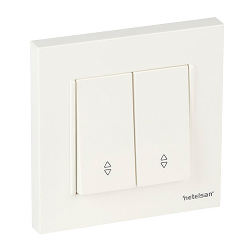 Netelsan Byobu Beyaz Komütatör Vavien Beyaz - ÇERÇEVESİZ