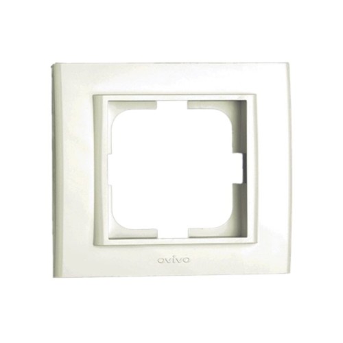 OVIVO - Ovivo Mina Beyaz Tekli Çerçeve