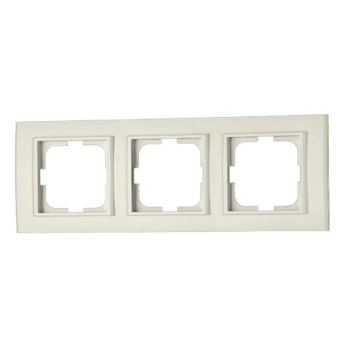 OVIVO - Ovivo Mina Beyaz Üçlü Çerçeve