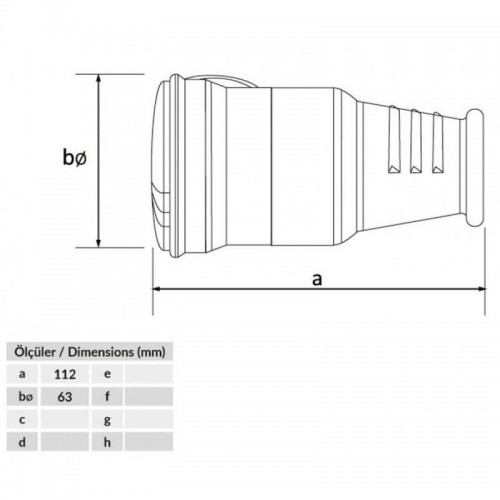 Byes BY10-301 3*25A Uzatma Prizi