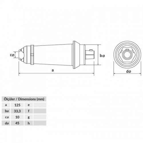 Bemis (Bk4-7501-2010) 16/50Mm2 200A Ark Fiş