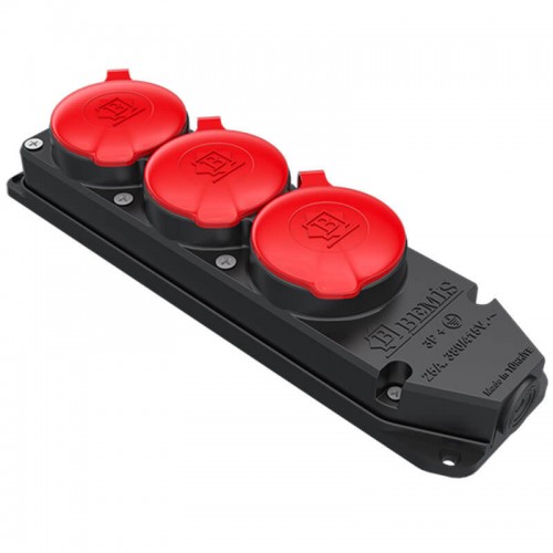 BEMIS - BYES BY10-308 3*25A Üçlü Grup Priz