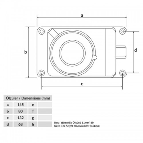 Bemis (Bk6-3504-2511) 3*32A Duvar Prizi