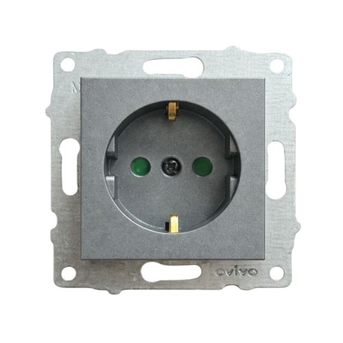 OVIVO - Ovivo Füme Çocuk Korumalı Topraklı Priz