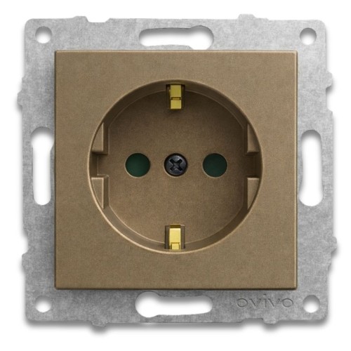 OVIVO - Ovivo Antrasit Çocuk Korumalı Topraklı Priz