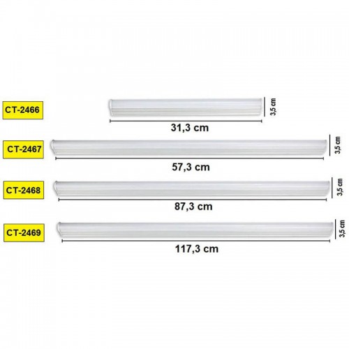 Cata Ct-2466 4W T5 Ledli Bant Armatür Beyaz