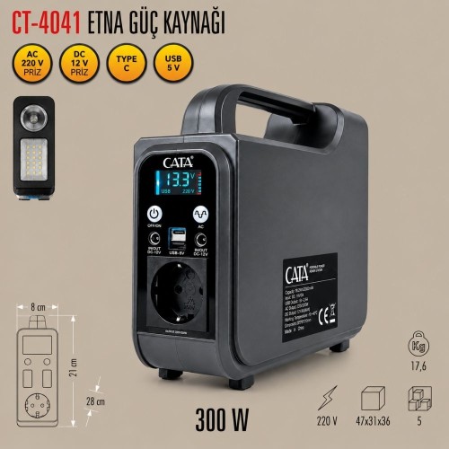 Cata Ct-4041 Etna Güç Kaynağı 300W