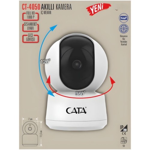 Cata Ct-4050 Akıllı IP Kamera