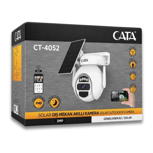 Cata Ct-4052 Solar Dış Mekan Kamera