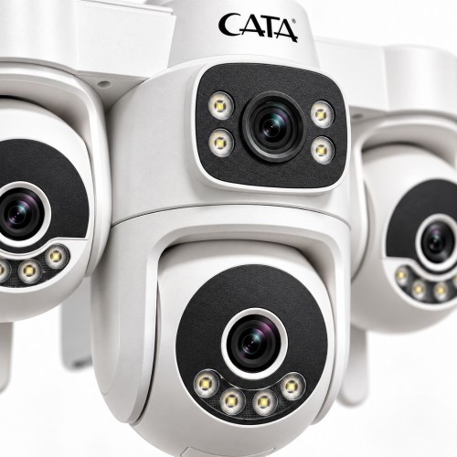 Cata Ct-4055 4 Kameralı Akıllı Dış Mekan Kamera