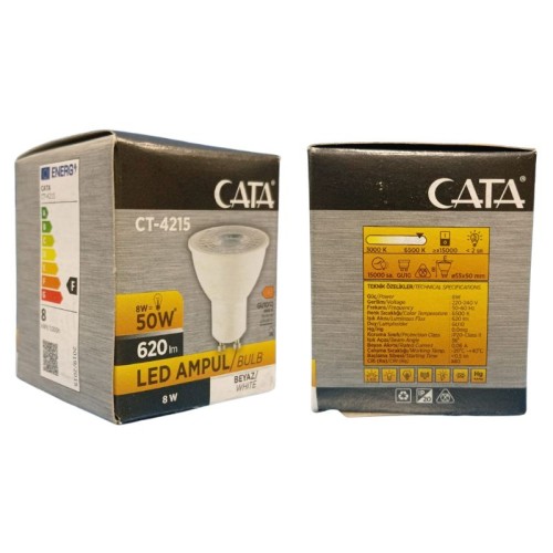 Cata Ct-4215 8W Led Çanak Ampul / Beyaz