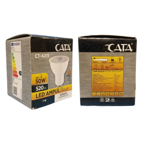 Cata Ct-4215 8W Led Çanak Ampul / Günışığı
