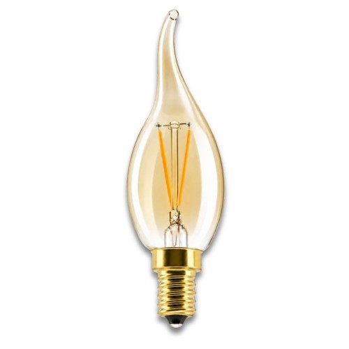 CATA - Cata Ct-4281 4W Kıvrık Rustik Led Buji Ampul / Amber