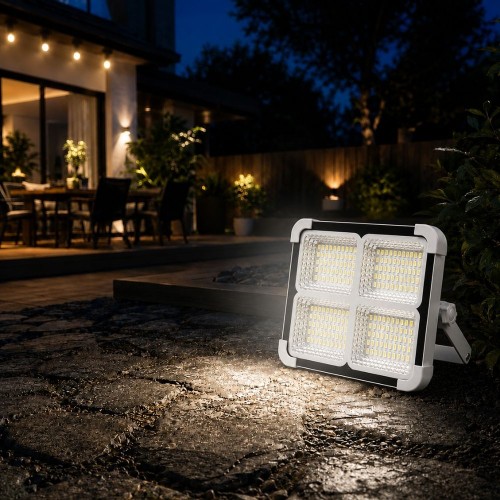 Cata Ct-4698 200W Solar Led Projektör Beyaz